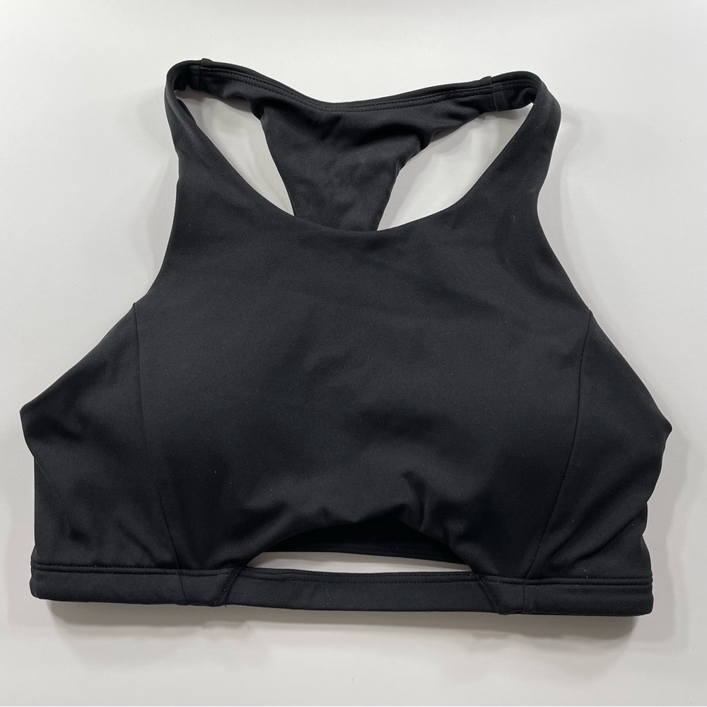 Alphalete pulse surge bra black